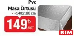 PVC MASA ÖRTÜSÜ 140X180 CM